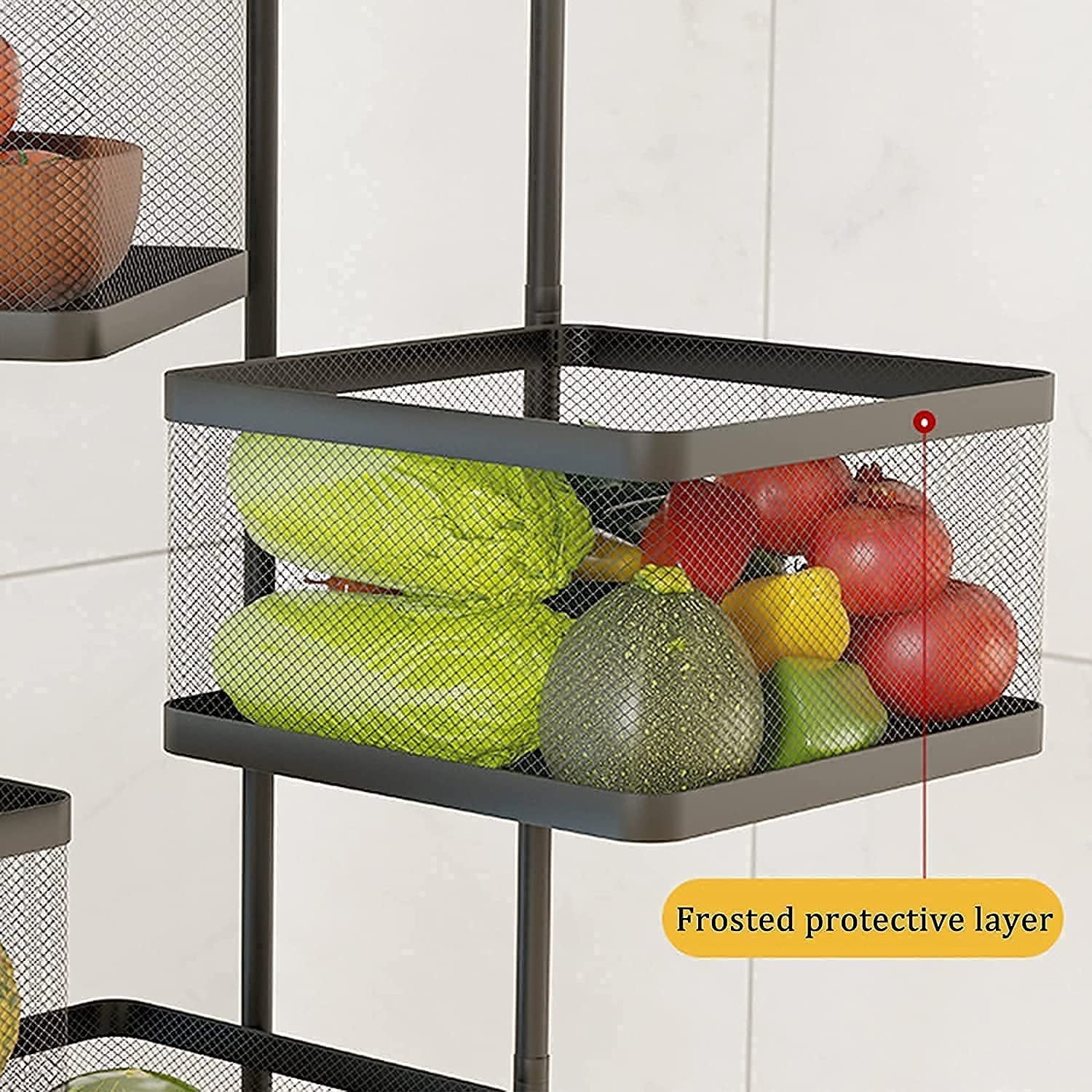 Metal High Qaulity Kitchen Trolley Kitchen Organizer Items and Kitchen Accessories Items for Kitchen Rack Square Design for Fruits & Vegetable Onion Storage Kitchen Trolley with Wheels (4 Layer / 3 Layer) Metal High Qaulity Kitchen Trolley Kitchen Organizer Items and Kitchen Accessories Items for Kitchen Rack Square Design for Fruits & Vegetable Onion Storage Kitchen Trolley with Wheels (4 Layer / 3 Layer)